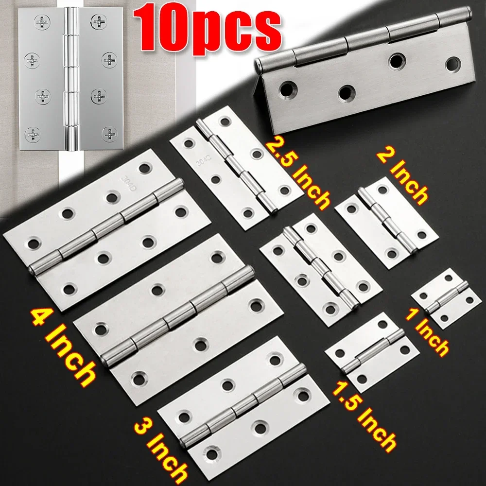Furniture Hardware Replacement Parts - 1-4 นิ้ว Universal บานพับประตู Connector เฟอร์นิเจอร์สแตนเลสลิ้นชักตู้ติดตั้งบานพับประตูบ้านอุปกรณ์ฮาร์ดแวร์