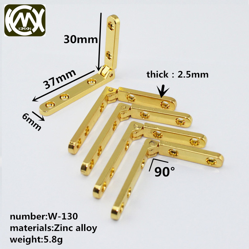 Furniture Hardware Replacement Parts - บานพับกล่องไม้ขนาด 30*37 มม. พร้อมส่ง บานพับกล่องเครื่องประดับ ผลิตจากโลหะผสมสังกะสี