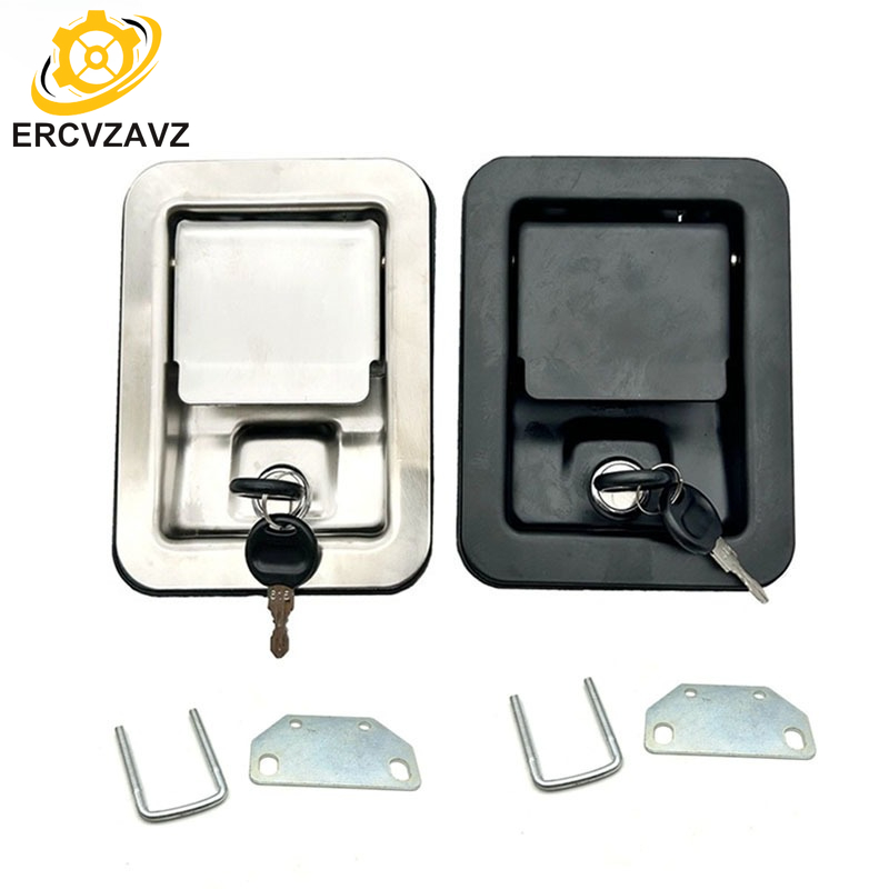 Cabinet Lock Key - กลอนล็อคด้ามจับกล่องเครื่องมือพร้อมกุญแจ 2 ดอก อุปกรณ์อุตสาหกรรม ชุดเครื่องกำเนิดไฟฟ้า ตู้จ่ายไฟ