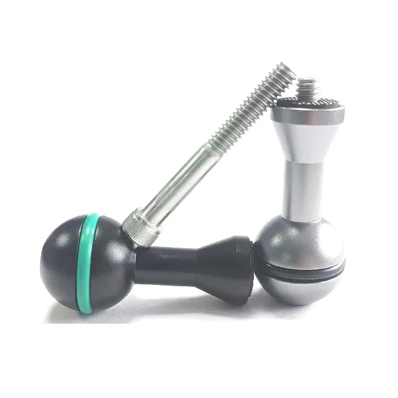 Joint Connector Bracket - ขายึดแขนไฟดำน้ำแบบอลูมิเนียมขนาด 1 นิ้ว สำหรับติดตั้งกล้องใต้น้ำ ถาดขยายสำหรับถ่ายภาพและวิดีโอ อุปกรณ์เสริม