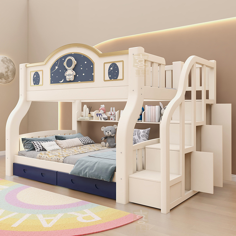 Furniture Hardware Lowes - เตียงไม้จริงสองชั้น เตียงแม่ลูก เตียงสองชั้นบนล่าง เตียงเด็กสูงต่ำ เตียงสองชั้น