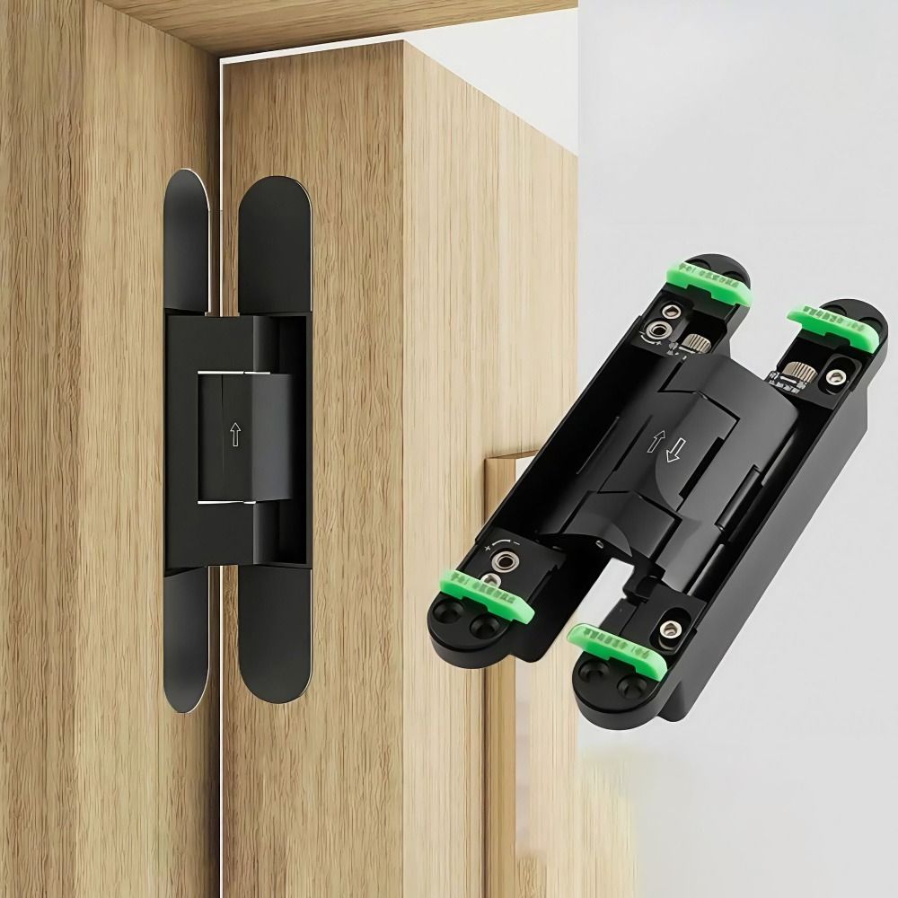 Furniture Hardware Replacement Parts - เงียบปิดบานพับไฮดรอลิกแบบปรับได้พับการติดตั้งที่มองไม่เห็นอุปกรณ์ปิดประตูอัตโนมัติอุปกรณ์เฟอร์นิเจอร์ปรับได้