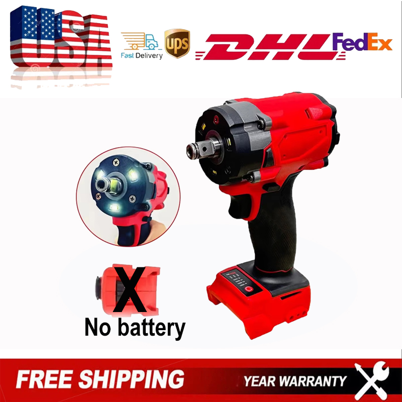 Milwaukee Drill M18 Fuel - ประแจกระแทกแรงบิดสูงขนาด 1/2 นิ้ว สำหรับ Milwaukee 18v