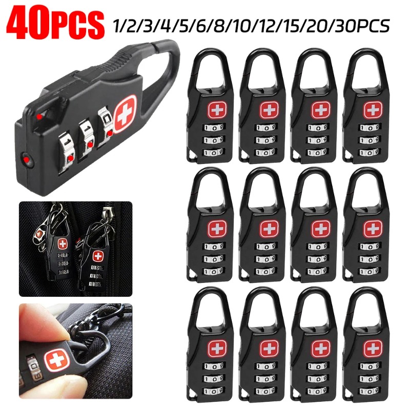 Cabinet Lock Key - กุญแจล็อครหัสแบบมินิ 40-1 ชิ้น สำหรับกระเป๋าเดินทาง ลิ้นชัก ตู้เก็บของ