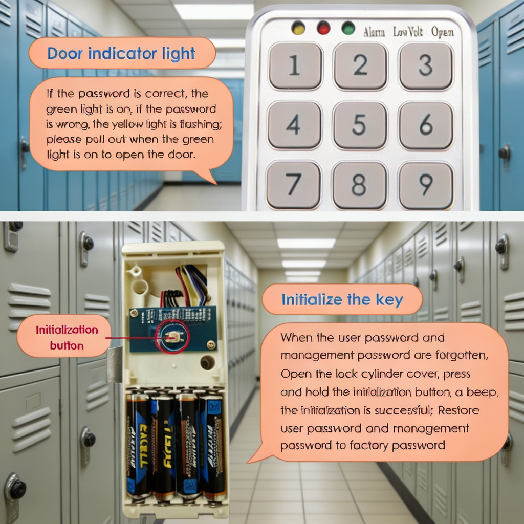 Cabinet Lock Key - สมาร์ทล็อครหัสผ่านแบบดิจิตอล ล็อคตู้ ล็อคประตูตู้เสื้อผ้า ล็อคประตูอิเล็กทรอนิกส์ รหัสประตู รหัสผ่านล็อคประตู