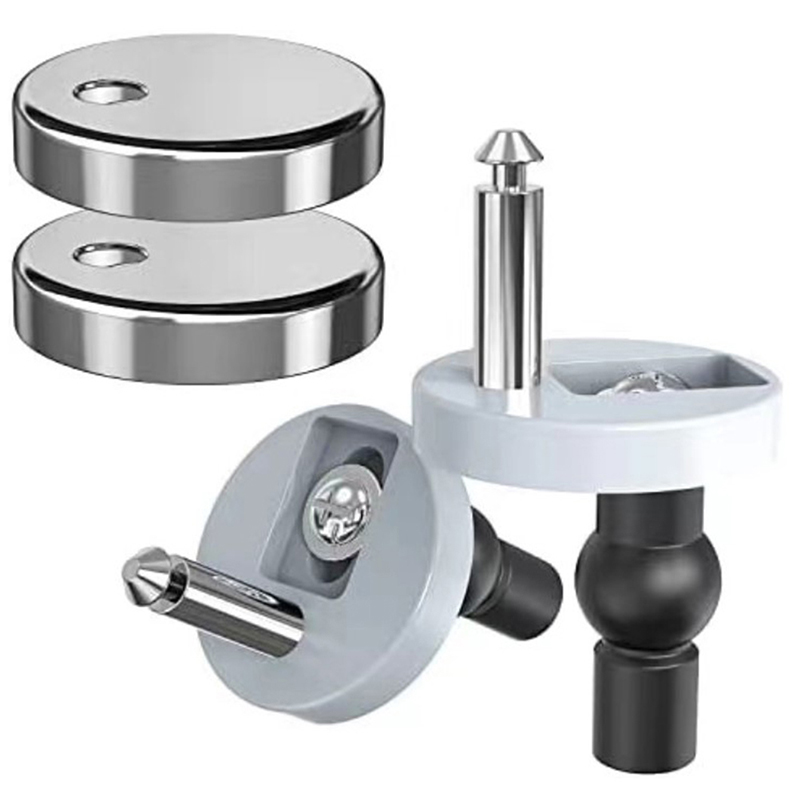 Furniture Hardware Replacement Parts - ชุดบานพับฝารองนั่งชักโครก 2 ชิ้น แบบยึดด้านบน พร้อมสกรูปลดเร็ว สำหรับเปลี่ยนอะไหล่