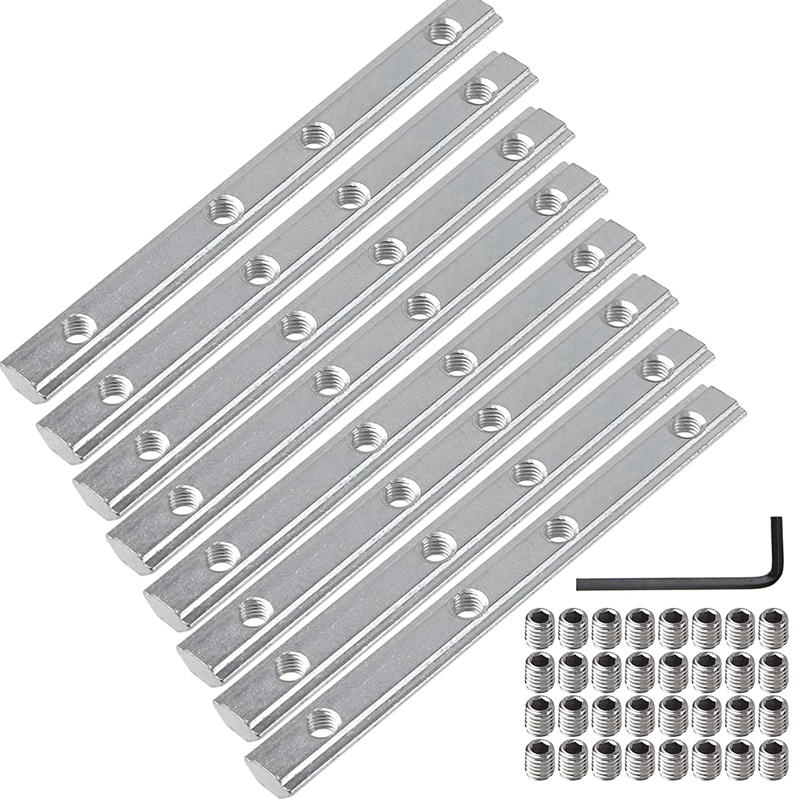 Joint Connector Bracket - ข้อต่อตรงสำหรับโปรไฟล์เหล็กกล้าคาร์บอน 180 องศา ปี 2020 จำนวน