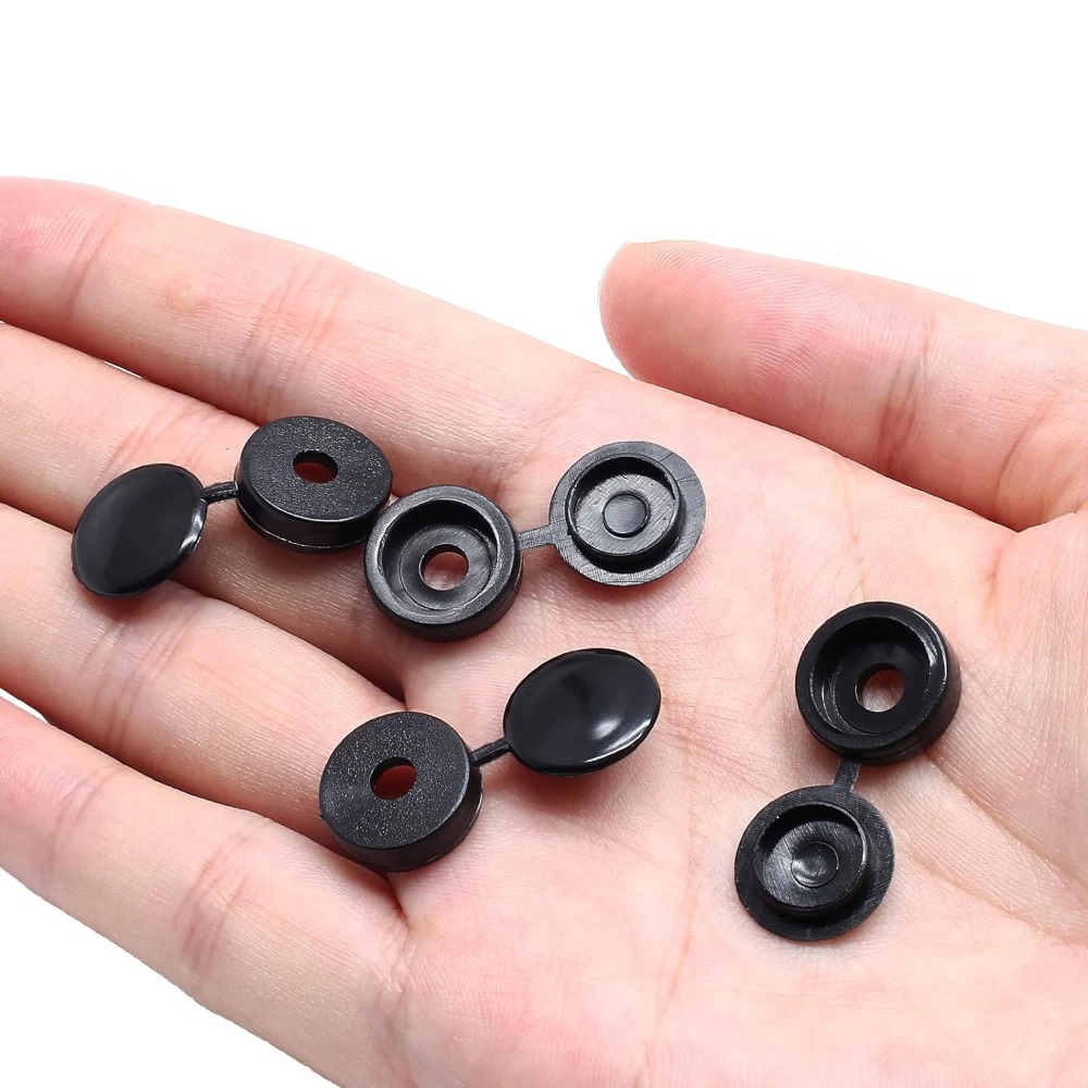 ฝาครอบน็อตพลาสติกแบบพับได้ สีด - Furniture Hardware Replacement Parts บทวิจารณ์และราคา
