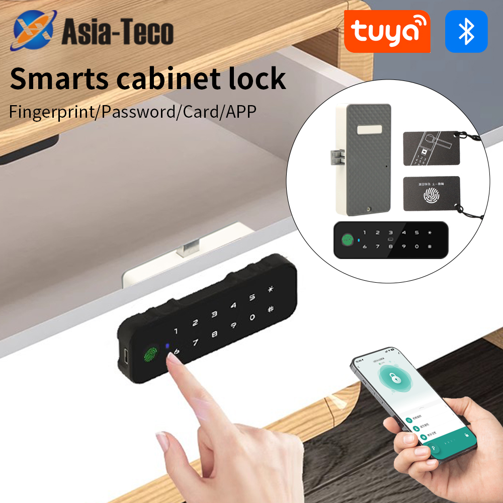 Tuya บลูทูธสมาร์ทตู้ไม้ล็อคลาย - Cabinet Lock Key บทวิจารณ์และราคา