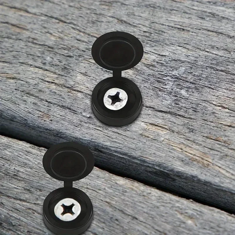 5/100PCS บานพับพลาสติกสกรูฝาคร - Furniture Hardware Replacement Parts บทวิจารณ์และราคา