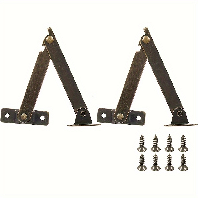 บานพับรองรับฝาพับสีบรอนซ์โบราณ - Furniture Hardware Replacement Parts บทวิจารณ์และราคา