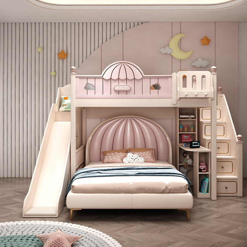 เตียงสองชั้นสไตล์เจ้าหญิง สีชม - Furniture Hardware Lowes บทวิจารณ์และราคา