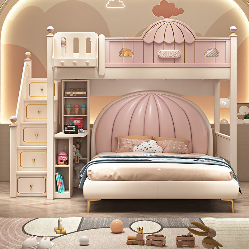 เตียงสองชั้นสไตล์เจ้าหญิง สีชม - Furniture Hardware Lowes บทวิจารณ์และราคา