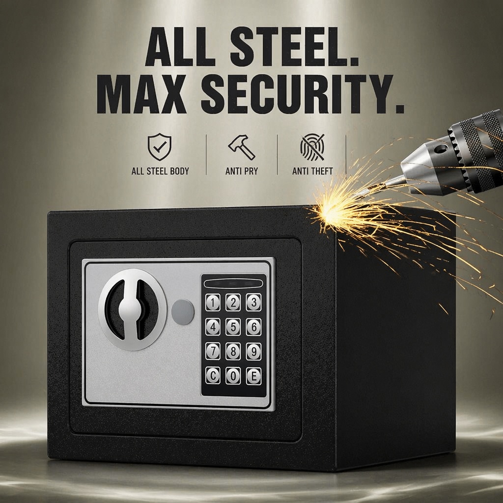 ตู้เซฟเหล็กดิจิตอลพร้อมแป้นกดอ - Cabinet Lock Key บทวิจารณ์และราคา