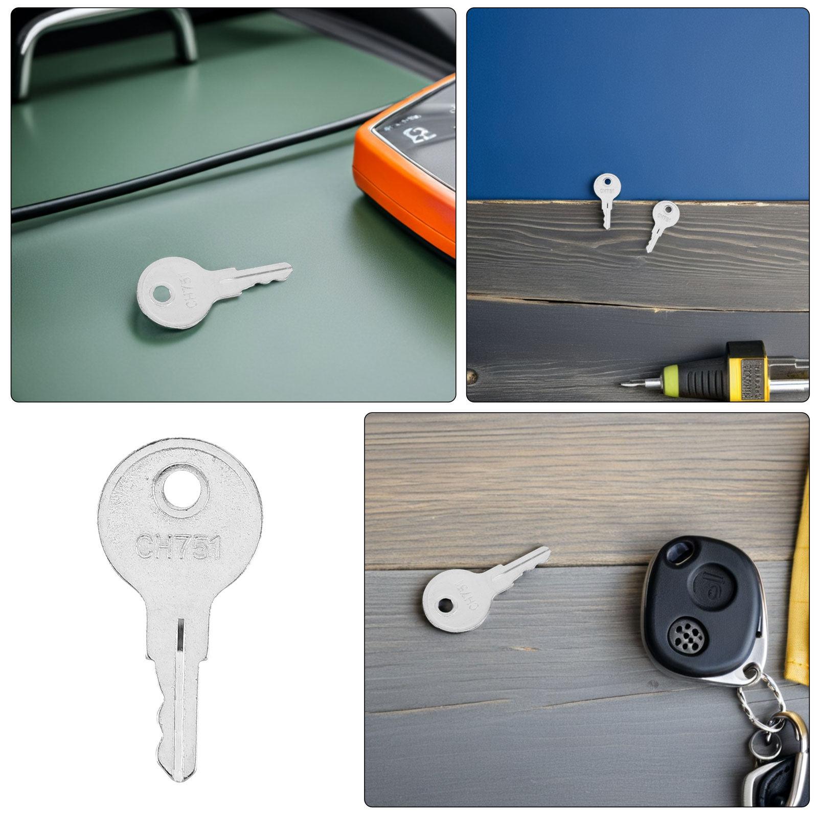 กุญแจอเนกประสงค์สำหรับรถบ้าน 1 - Cabinet Lock Key บทวิจารณ์และราคา