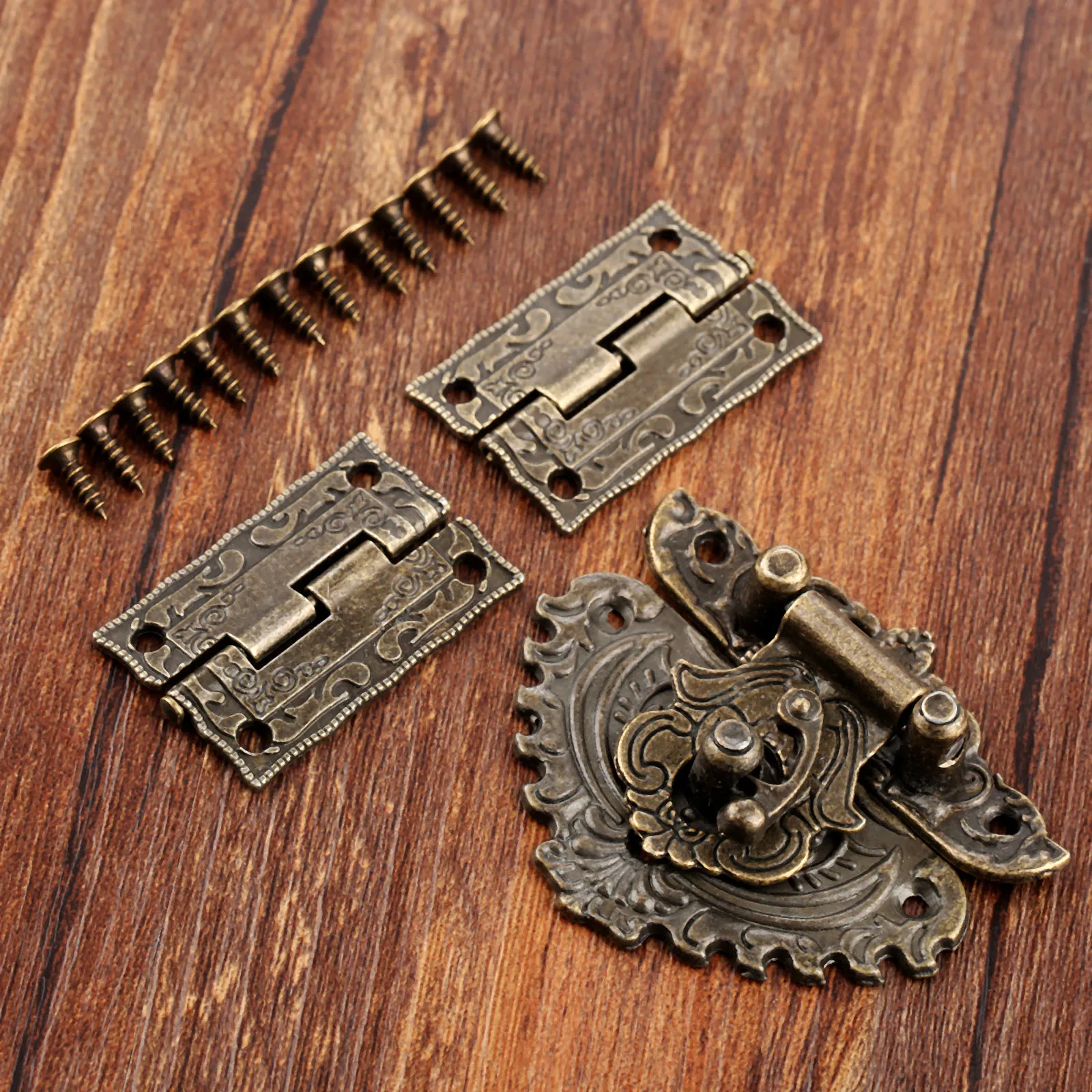 3 ชิ้น/เซ็ต Antique Bronze กุญ - Furniture Hardware Replacement Parts บทวิจารณ์และราคา