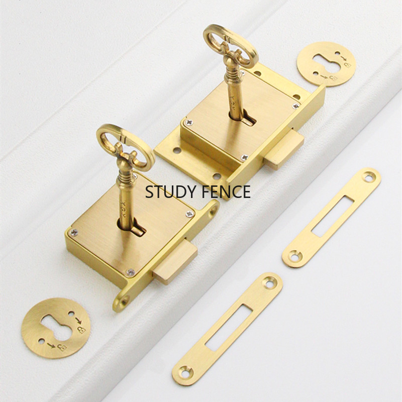 กุญแจล็อคตู้ลิ้นชักโลหะโบราณ 1 - Cabinet Lock Key บทวิจารณ์และราคา
