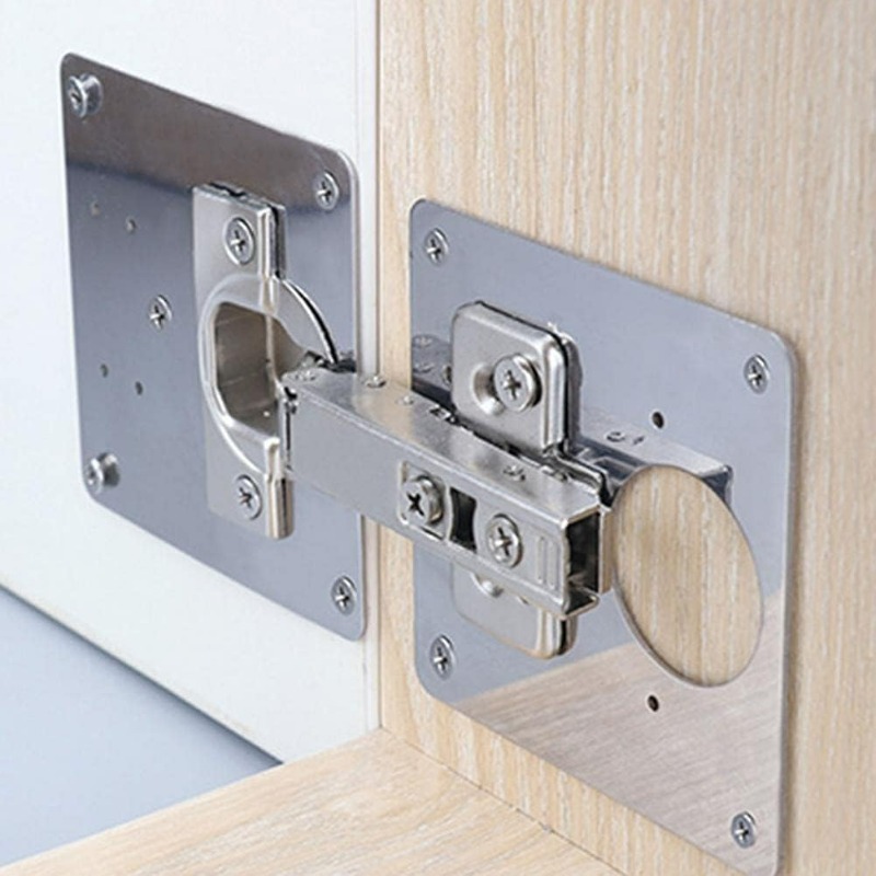 แผ่นซ่อมบานพับประตูตู้ แผ่นยึด - Furniture Hardware Replacement Parts บทวิจารณ์และราคา