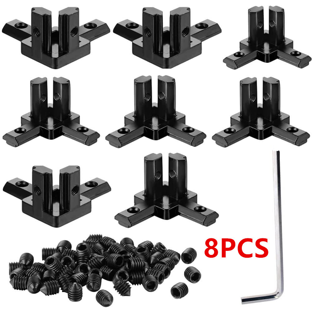 ขายึดมุม 90 องศาอะลูมิเนียม 8  - Joint Connector Bracket บทวิจารณ์และราคา